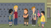 v.li.: Tina, Will, Zeke, Jimmy Jr., Louise, Gene