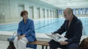 Carolyn (Fiona Shaw, l.); Laurentiu Possa (Vlad, r.)