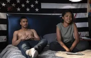 Derek (Quincy Brown, l.); Alexandra (Ryan Destiny, r.)