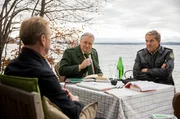 Hubert (Christian Tramitz, r.) und Girwidz (Michael Brandner, M.) interviewen Professor Reinfreid Gluck (Oliver Stritzel, l.), einen Kollegen des Toten. Hat er was mit dem Mord zu tun? Hubert (Christian Tramitz, r.) und Girwidz (Michael Brandner, M.) interviewen Professor Reinfreid Gluck (Oliver Stritzel, l.), einen Kollegen des Toten. Hat er was mit dem Mord zu tun?