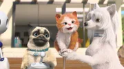Mike möchte eine Tonskulptur von Stella machen. Er bestellt einen Roboter, der währenddessen Fluffy beschäftigen soll.