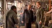 v.l. Walter Stirling (Nakay Kpaka), Geordie Keating (Robson Green) und Sidney Chambers (James Norton)