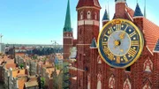 Uhr an der Marienkirche