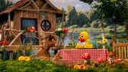 Der rbb zeigt dreizehn neue "Pittiplatsch"-Folgen. Anlass ist der 60. Geburtstag von "Unser Sandmännchen". Moppi möchte sofort alle Kekse essen.