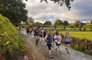 Ehemals ein stiller Pfad der Selbstfindung, heute ein Touristenmagnet: Besonders auf dem letzten Streckenabschnitt des Camino Francés laufen zahlreiche Pilger Richtung Santiago de Compostela.
