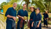 Auf der Suche nach einer neuen Challenge treffen Max Parger (Florian Silbereisen, 2. v. l.) und Martin Grimm (Daniel Morgenroth, l.) auf Annika Ehler (Maxine Kazis, 2. v. r.) und Melly Sturm (Marija Mauer, r.).