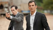 Kommissar Mehmet Özakin (Erol Sander) und sein Kollege Mustafa Tombul (Oscar Ortega Sánchez) ermitteln an der Schwarzmeerküste. Weiteres Bildmaterial finden Sie unter www.br-foto.de.