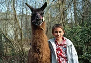 Geburtstag im Zoo: Auch ein Lama zählt zu Jonas Mertens' (Ludwig Zimmeck) Geburtstagsgästen.