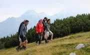 Wanderung am Lawinenstein (Hubert Neuper, l.)