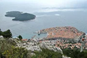 Insel Otok, Lokrum und die Altstadt Dubrovnik.