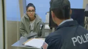 HSI Special Agents interview an Australian woman for possible visa violations at LAX.
