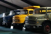 Geparkte Lastwagen