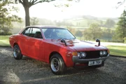 Killyleagh, Northern Ireland - Red Toyota Celica in Northern Ireland