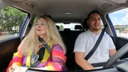 Julian driving Debbie to her graffiti date with Ruben in Miami