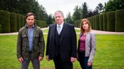 Kommissar Christian Schubert (Simon Eckert), Oberstaatsanwalt Bernd Reuther (Rainer Hunold) und Kommissarin Kerstin Klar (Fiona Coors)