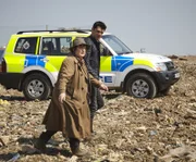 Vera Stanhope (Brenda Blethyn, l.); Aiden Healy (Kenny Doughty, r.)