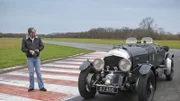 Jeremy Clarkson mit einem Petersen Meteor Bentley