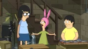 Tina (l.), Louise (M.) und Gene (r.) kämpfen mit ihren selbstgemachten Geschenken um den Mistelzweig-Preis ...