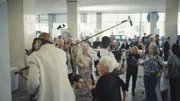 Dreharbeiten am Set von „Vorwärts, rückwärts, seitwärts, stopp“.