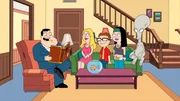L-R: Stan, Francine, Klaus, Steve, Hayley, Roger