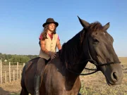 Ginevra fühlt sich mit ihrem Pferd Zorro so verbunden, als seien sie eins.