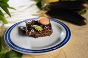 Auberginen mit Schokolade