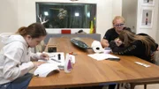 Davina (li.), Robert und Shania
