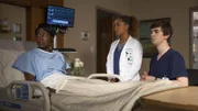 v.l.: Dawn Williams (Christine Horn), Dr. Claire Brown (Antonia Thomas) und Dr. Shaun Murphy (Freddie Highmore)