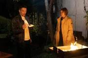 Kommissar Max Fischer (Max Hemmersdorfer, l.), Oberstaatsanwalt Bernd Reuther (Rainer Hunold, M.) und Kommissarin Kerstin Klar (Fiona Coors) ermitteln gemeinsamen in ihrem nächsten Fall.