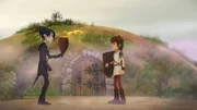 Mordred und Arthur treffen sich heimlich zu den Prüfungen des Geistes Castus.
