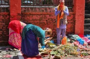 Religiöse Zeremonie Kumbeshor Tempel / Patan (Nepal)