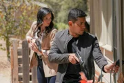 NCIS Special Agent Jessica Knight (Katrina Law) und NCIS Special Agent Nicholas “Nick” Torres (Wilmer Valderrama)
