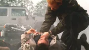 Horatio ist am Boden zerstört: Sein Kollege Tim ist bei einem Überfall vom Kugelhagel getroffen worden...