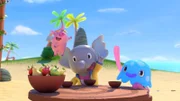 Wer will Aushilfs-Käpt'n sein? Pinkie, Takolo und Mamfie!