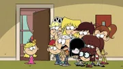 L-R: Lola, Lana, Leni, Lily, Lincoln, Lori, Lucy, Luna, Lisa, Lynn, Luan