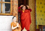 Junge Nonne in Bumthang (Bhutan)