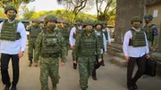 Die Präsidentin Tsai Ing-wen in militärischer Uniform.