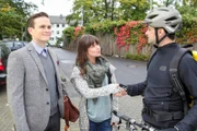 (v.li.): Eric Klotzsch (Dr. Tobias Lewandowski), Lore Richter (Dr. Mira Köttner), Maximilian Grill (Dr. Marco Behring).
