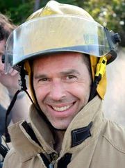 Feuerwehrmann im Einsatz für Terra X: Dirk Steffens