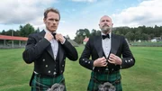 Sam Heughan (l.) und Graham McTavish. Die Verwendung des sendungsbezogenen Materials ist nur mit dem Hinweis und Verlinkung auf TVNOW gestattet.