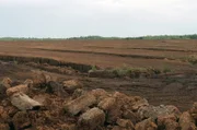 Im Herzen Irlands: Der Torf der Moore wurde lange zum Heizen verwendet. Die Moorlandschaften aus zersetztem Pflanzenmaterial bedecken 17 Prozent der Insel.