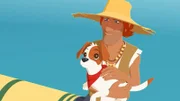 Jack und sein Hund Jackpot möchten gerne eine Nacht auf dem großen Schiff von Onkel Patrick verbringen. Doch der lädt die beiden zu sich nach Hause ein. Jack scheint enttäuscht darüber zu sein.