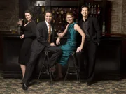 (8. Staffel) - Verbindet eine innige Freundschaft: Will (Eric McCormack, 2.v.l.), Grace (Debra Messing, 2.v.r.), Jack (Sean Hayes, r.) und Karen (Megan Mullally, l.) ...