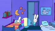 In der Nacht muss Simon (r.) ganz dringend Pipi. Doof nur, dass Ferdinand so tief schläft, dass er Simon nicht nochmal den Weg zur Toilette zeigen kann.
