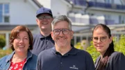 Top-Gastronomie auf der Steilküste: Katharina Soyk mit ihrem Team vom Traditionslokal „Wilhelmshöhe“.
