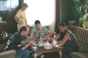 (v.li.): Roland Düringer, Olivia Silhavy, Klaus Hafner, Wolfgang Ambros.