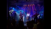 Konzert der Band "Les Négresses Vertes" im Münchner Schlachthof am 06.08.1990.