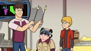 L-R: Ray / Captain Man, Schwoz, Henry / Kid Danger