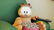 Noch kann Garfield gem&uuml;tlich vor dem TV l&uuml;mmeln.