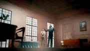 Graphic Novel Motiv, das Albert Speer und Adolf Hitler in der neuen Reichskanzlei zeigt. Hitlers Architekt erläutert den Neubau Anfang Januar. Graphic Novel Elemente sind fester formaler Bestandteil der dreiteiligen Doku-Reihe „Hitlers Macht“, die Schlüsselmomente darstellen sollen, die nicht als Foto oder Bewegtbild vorliegen.
